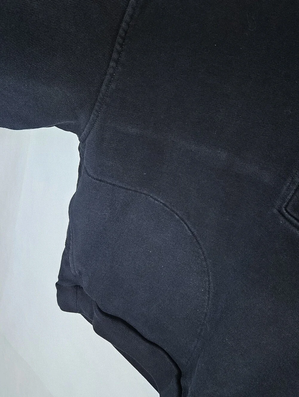 Everlane Organic Cotton The Track Half-Zip Sweatshirt Blue Pullover Size XL